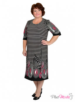 Платье Модель №759 размеры 44-84 - Plusmoda фото 5