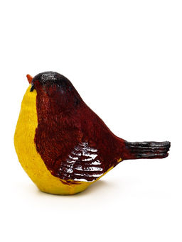 Садовая фигура из полистоуна «Синица», 12×10×7 см