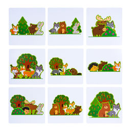 Игра развивающая из дерева 3D Что за чем? Кто живет в лесу - Десятое королевство фото 6