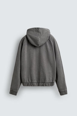 BOXY FIT HOODIE SWEATSHIRT - Zara фото 10