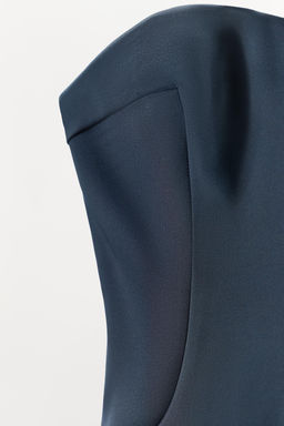 SATIN BANDEAU DRESS - Zara фото 8