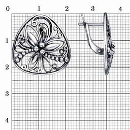 СЕРЬГИ 33014596 - Красная пресня фото 2