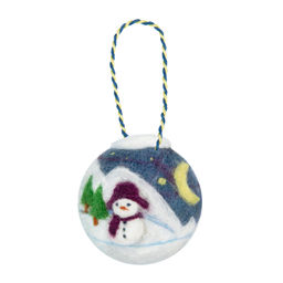 Miadolla WT-0221 Елочная игрушка Зимняя сказка набор для валяния