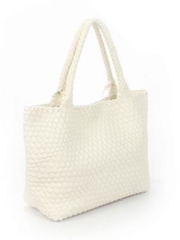 LACCOMA сумка СУ1033-А-белый эко кожа хлопок фото 2