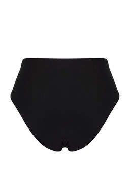 TRENDYOLMILLA Siyah Yuksek Bel Drapeli Regular Bikini Alt? TBESS25BA00001  фото 6