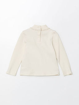 Yar?m Bal?k?? Yaka K?z ?ocuk Ti??rt - Waikiki фото 3