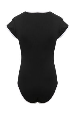 Siyah Sorfcu Kapl? Renk Bloklu Dokulu Regular Mayo TBESS26MA00046