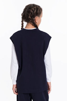 Жилет М224086а синий - Елена фото 2