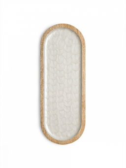 Менажница деревянная 40x15x2 коричневый дерево манго