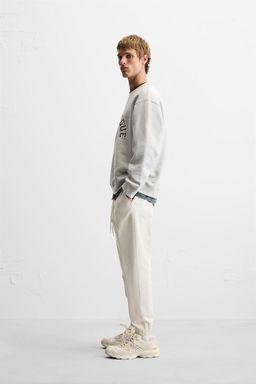 FADED JOGGER WAIST TROUSERS - Zara фото 5