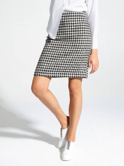 CONTE Стильная юбка A-силуэта COCO black-ivory - Conte elegant фото 3