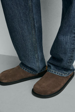 LEATHER CLOGS - Zara фото 3