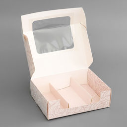 Цена за 5 шт. Коробка складная, под 3 эклера Ты прекрасна, 20?15?6 см