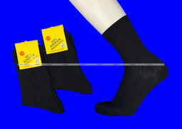 Цена за 10 пар. Чебоксары носки мужские хлопок 100% с рисунком черные