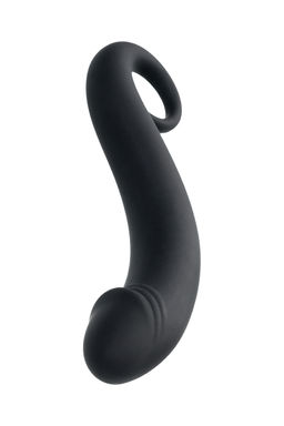 Анальный стимулятор TOYFA POPO Pleasure Dorado, водонепроницаемый, силикон, черный, 18 см, 3,5 см  фото 5