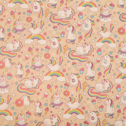 Цена за 10 шт. Бумага упаковочная крафтовая «Исполнения желаний», 70 х 100 см