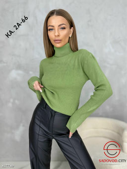 Водолазка однотонная, лапша - Bruno фото 6