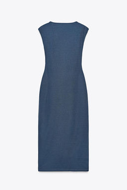 TWILL WRAP DRESS - Zara фото 6
