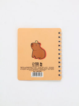 Блокнот с разделителями А7, 40 л "Капибара"