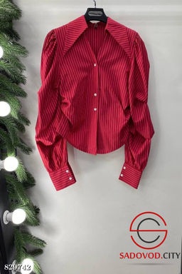 Рубашка в полоску женская