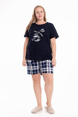 Пижама М324294Пср синий/розовый