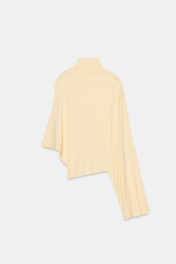 TOP ASIM?TRICO FLUIDO / Mantequilla - Zara фото 6