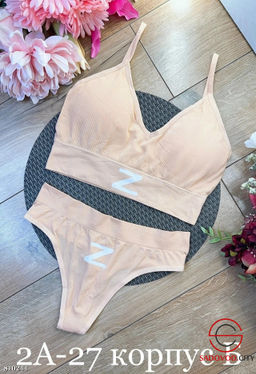 Комплект белья с женским топом и трусами - Bruno фото 5