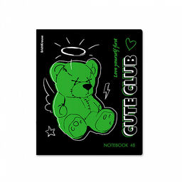 Цена за 5 шт. Тетрадь общая ученическая ErichKrause Low Battery, 48 листов, клетка, матовая ламинация+выборочный УФ-лак_MIX-PACK  фото 7