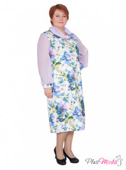 Платье Модель №187 размеры 50-76 - Plusmoda фото 4