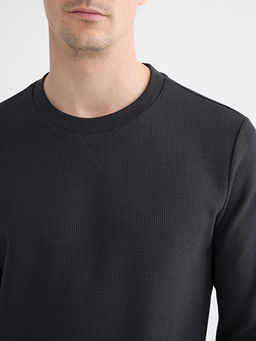 Bisiklet Yaka Erkek Sweatshirt