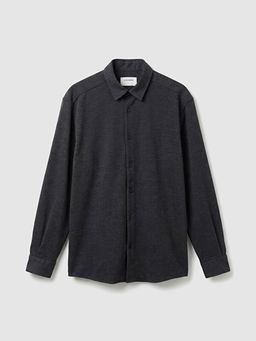 Regular Fit Erkek Dokulu Triko G?mlek