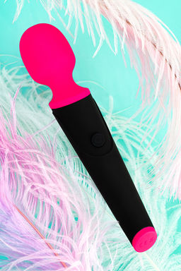 Вибростимулятор LEroina Aster, силикон, розовый, 19,5 см, 3,8 см