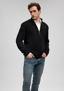 Fermuarl? Siyah H?rka - Mavi фото 2