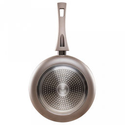 Сковорода с антипригарным покрытием д26см Комфорт, h6,3см, s2,5мм, дно д19,3см, s3мм, глубокая, штампованный алюминий, бакелитовая ручка, TalleR (Китай) Подходит для всех видов плит, включая индукционную. - Домашняя мода фото 4