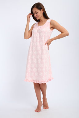 Ночная сорочка из кулирки Василиса персиковый