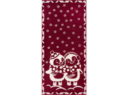 Полотенце махровое 6с102.411ж1 Пингвики (кр.дерево1) 67х150см