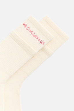 TEXT JACQUARD SOCKS - Zara фото 3