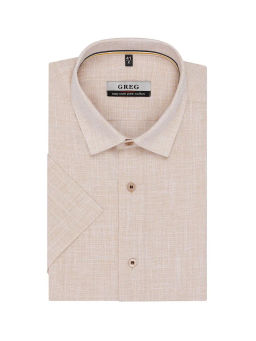 Сорочка мужская короткий рукав GREG 513/201/FL/Z/1p