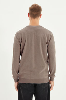 TRENDYOL MAN Vizon Slim Fit Pamuklu V Yaka Dugmeli H?rka TMNAW21HI0274 - Trendyolmilla фото 5