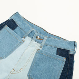 Джинсы женские палаццо MINAKU: Jeans Collection, размер 48, синие