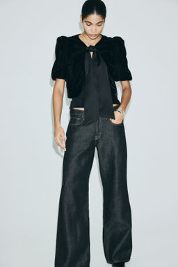 Top con manga puffy - H&m фото 7