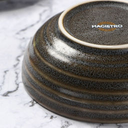 Миска фарфоровая Magistro Urban, 260 мл, d=12 см, цвет серый  фото 6