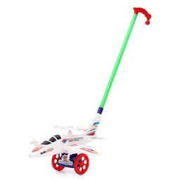 Каталка на палке Самолёт, цвета МИКС - Simaland фото 2