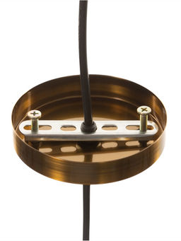 Светильник потолочный BayerLux Mathilda, 1×40 Вт, Е27, латунь, 14×14×29 см