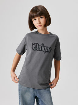 ACOOLA / Футболка детская для девочек Kampala1 графитовый фото 4