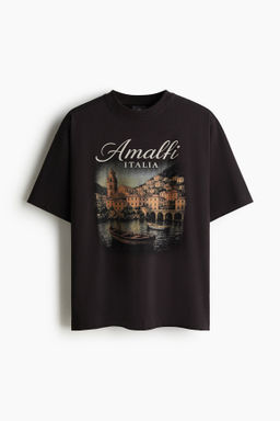Camiseta con estampado Oversized Fit