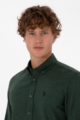 Erkek Koyu Ye_il Uzun Kollu Basic G_mlek Sepette S_rpriz _ndirim - U.s. polo assn фото 2