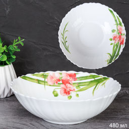Тарелка глубокая суповая 480 мл 152 мм / O302006CE BB405 /уп 36/ Орхидея