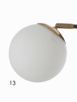 Бра 74542/1W, 1x40Вт, E14, цвет латунь/чёрный