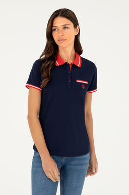 Футболка U.S. Polo Assn хлопок с эластаном тёмно-синяя  фото 8